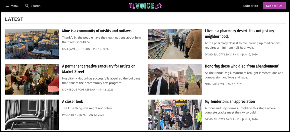 The Tenderloin Voice is live!